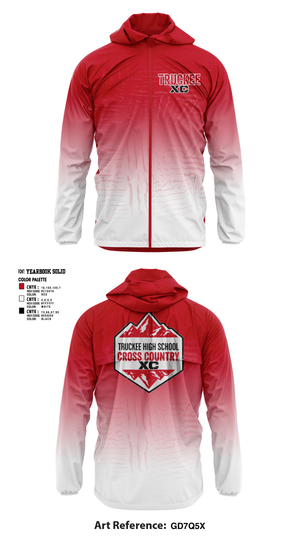 Windbreaker, Truckee Cross Country, Cross Country, Teamtime, Team time, sublimation, custom sports apparel, team uniforms, spirit wear, spiritwear, sports uniforms, custom shirts, team store, custom team store, fundraiser sports, apparel fundraiser