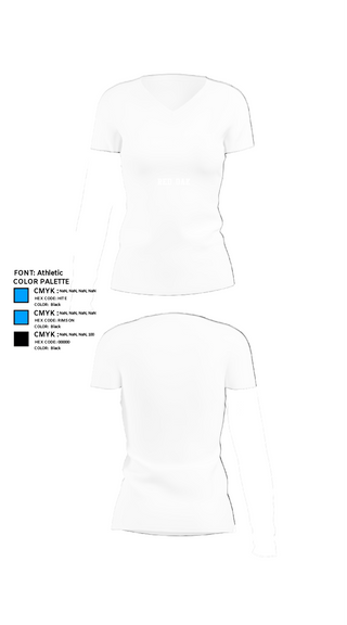 Women's Short Sleeve Vneck Shirt, Red oak, Football, Teamtime, Team time, sublimation, custom sports apparel, team uniforms, spirit wear, spiritwear, sports uniforms, custom shirts, team store, custom team store, fundraiser sports, apparel fundraiser
