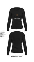 Radio operator 9884314 Women's Long Sleeve V-neck Shirt - 22