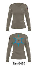 C.I.B. 14184505 Women's Long Sleeve V-neck Shirt - 39