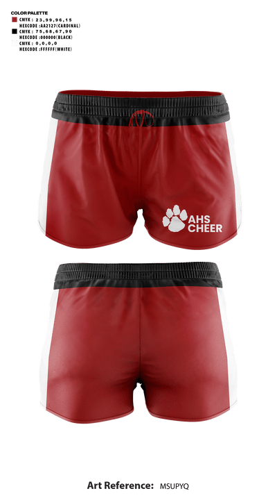 Asheville High School Cheer 47693237 Women's Shorts - 51