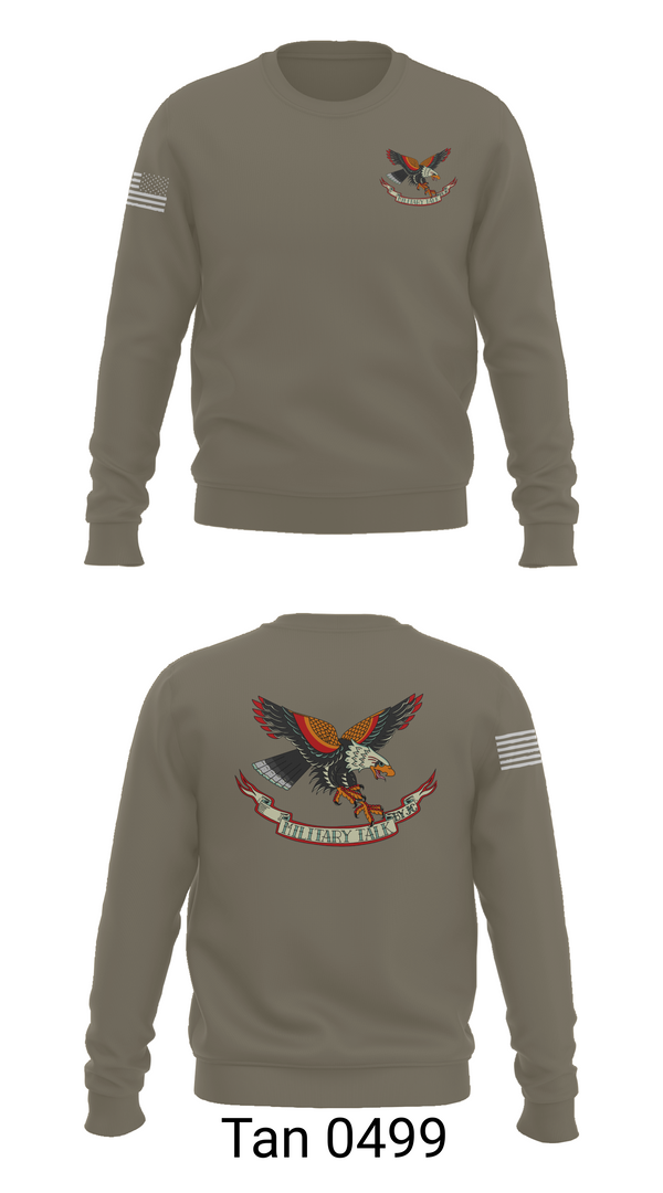 Crew Neck Sweatshirt, Military Talk by JC, Army, Teamtime, Team time, sublimation, custom sports apparel, team uniforms, spirit wear, spiritwear, sports uniforms, custom shirts, team store, custom team store, fundraiser sports, apparel fundraiser