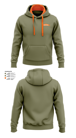 Hoodie, Servpro, , Teamtime, Team time, sublimation, custom sports apparel, team uniforms, spirit wear, spiritwear, sports uniforms, custom shirts, team store, custom team store, fundraiser sports, apparel fundraiser