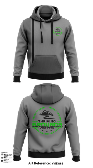 Hoodie, Thriving Grounds Landscaping, , Teamtime, Team time, sublimation, custom sports apparel, team uniforms, spirit wear, spiritwear, sports uniforms, custom shirts, team store, custom team store, fundraiser sports, apparel fundraiser
