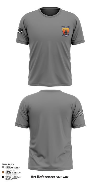 A/2135th GSAB “SMUGGLERS” 66831514 Short Sleeve Performance Shirt - 1