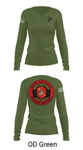V3/2 53634498 Women's Long Sleeve V-neck Shirt - 57
