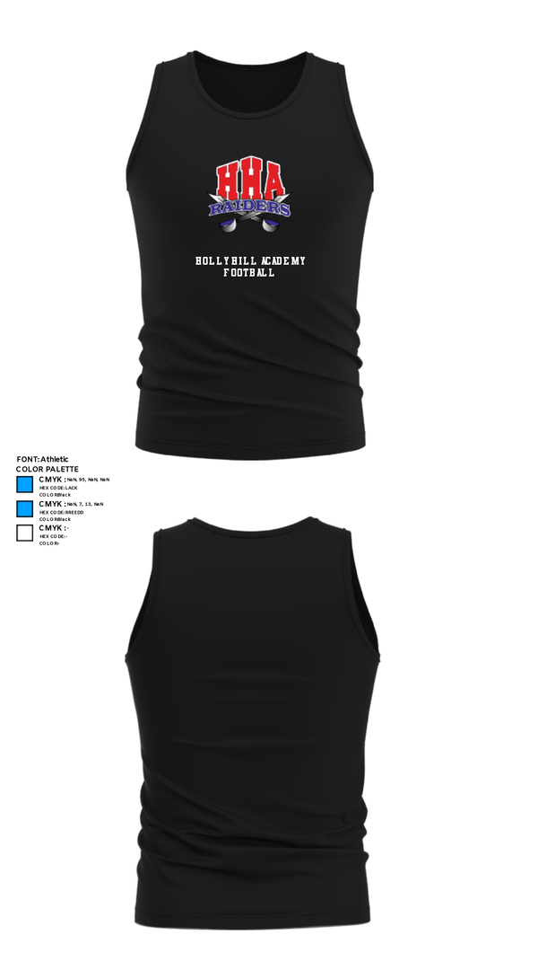 Tank Top, Holly Hill Academy Football, Football, Teamtime, Team time, sublimation, custom sports apparel, team uniforms, spirit wear, spiritwear, sports uniforms, custom shirts, team store, custom team store, fundraiser sports, apparel fundraiser