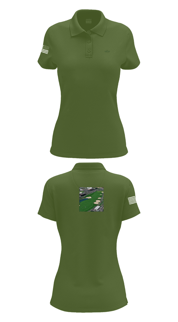 Womens Short Sleeve Performance Polo, Back 9 Society, Golf, Teamtime, Team time, sublimation, custom sports apparel, team uniforms, spirit wear, spiritwear, sports uniforms, custom shirts, team store, custom team store, fundraiser sports, apparel fundraiser