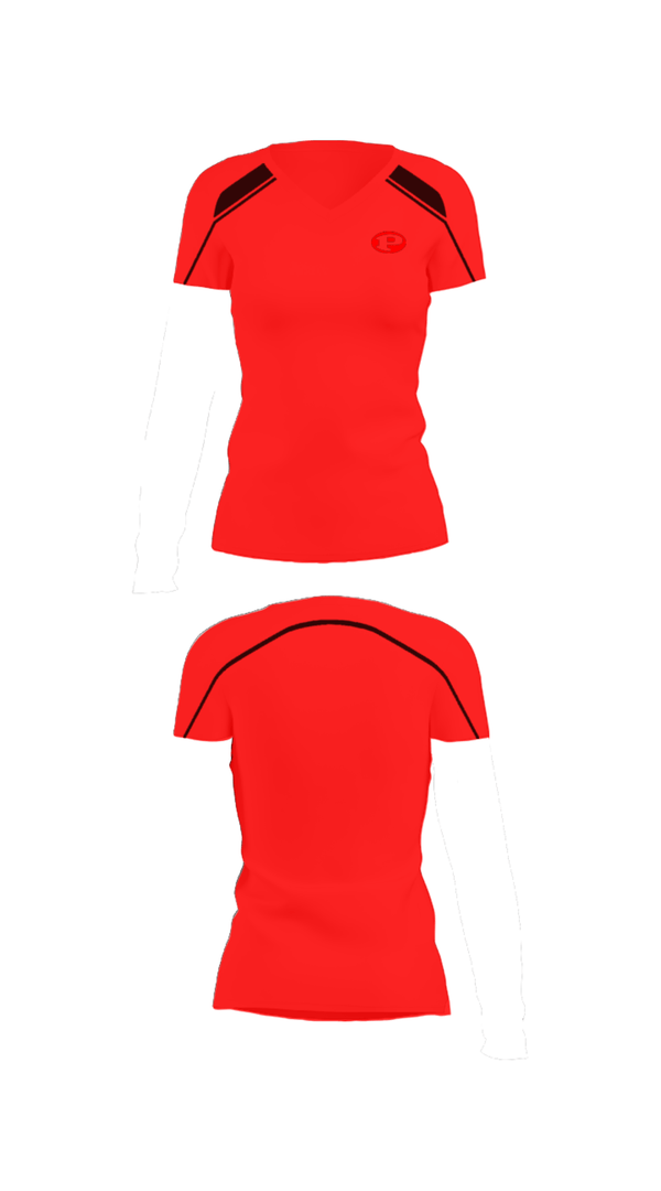 Women's Short Sleeve Vneck Shirt, Prestonsburg High School Softball, Softball, Teamtime, Team time, sublimation, custom sports apparel, team uniforms, spirit wear, spiritwear, sports uniforms, custom shirts, team store, custom team store, fundraiser sports, apparel fundraiser