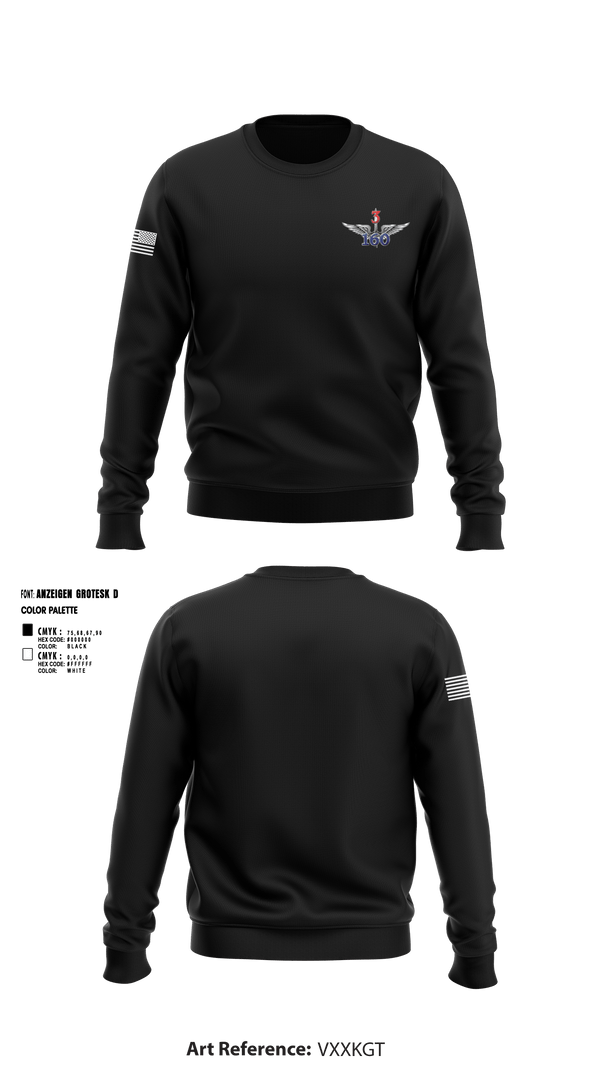 Crew Neck Sweatshirt, 160th Aviation Regiment, Army, Teamtime, Team time, sublimation, custom sports apparel, team uniforms, spirit wear, spiritwear, sports uniforms, custom shirts, team store, custom team store, fundraiser sports, apparel fundraiser
