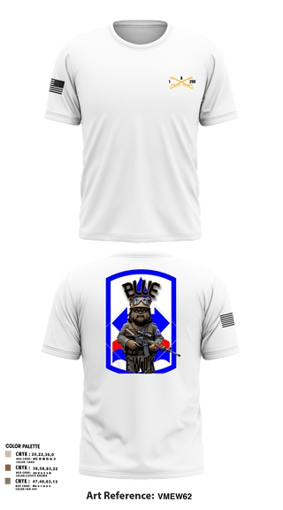Short Sleeve Performance Shirt, Bad boyzBlue Ewok, Army, Teamtime, Team time, sublimation, custom sports apparel, team uniforms, spirit wear, spiritwear, sports uniforms, custom shirts, team store, custom team store, fundraiser sports, apparel fundraiser