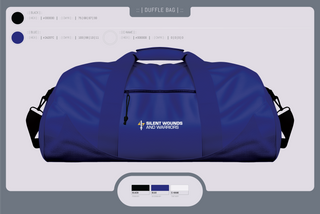 Duffle Bag, Silent Wounds and Warriors Foundation, , Teamtime, Team time, sublimation, custom sports apparel, team uniforms, spirit wear, spiritwear, sports uniforms, custom shirts, team store, custom team store, fundraiser sports, apparel fundraiser