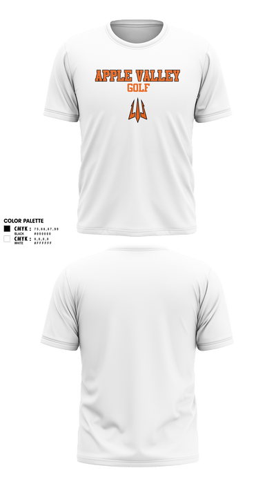 Apple Valley Sun Devils 42610667 Short Sleeve Performance Shirt - 5