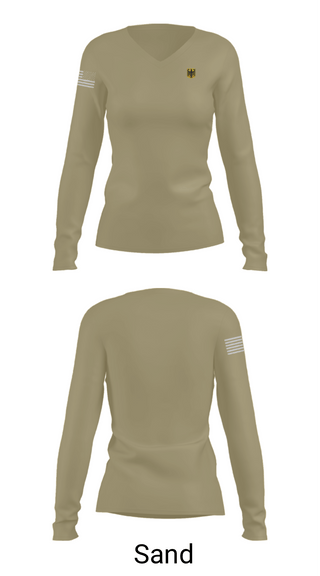 Women's Long Sleeve Vneck Shirt, Max, Air Force, Teamtime, Team time, sublimation, custom sports apparel, team uniforms, spirit wear, spiritwear, sports uniforms, custom shirts, team store, custom team store, fundraiser sports, apparel fundraiser
