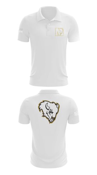 Short Sleeve Performance Polo, McAlester Middle School Volleyball, Women's Volleyball, Teamtime, Team time, sublimation, custom sports apparel, team uniforms, spirit wear, spiritwear, sports uniforms, custom shirts, team store, custom team store, fundraiser sports, apparel fundraiser