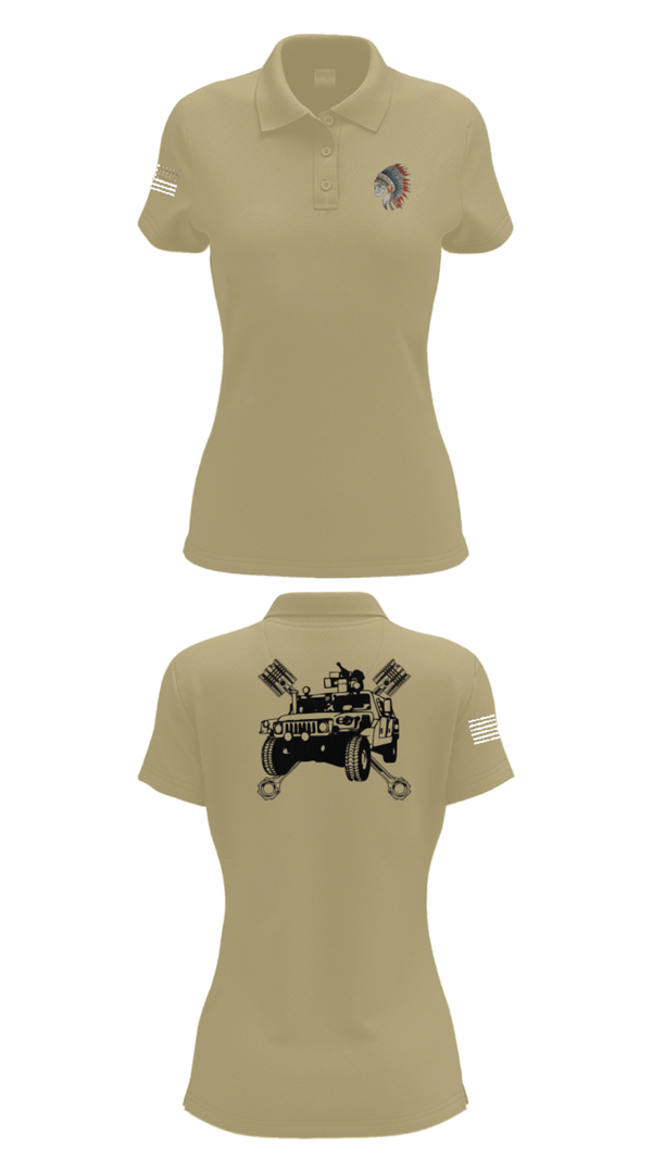 Womens Short Sleeve Performance Polo, FMS 1, OKARNG, , Teamtime, Team time, sublimation, custom sports apparel, team uniforms, spirit wear, spiritwear, sports uniforms, custom shirts, team store, custom team store, fundraiser sports, apparel fundraiser