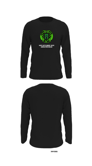 Long Sleeve Performance Shirt, White Settlement Youth Association Soccer, Men's Soccer, Teamtime, Team time, sublimation, custom sports apparel, team uniforms, spirit wear, spiritwear, sports uniforms, custom shirts, team store, custom team store, fundraiser sports, apparel fundraiser