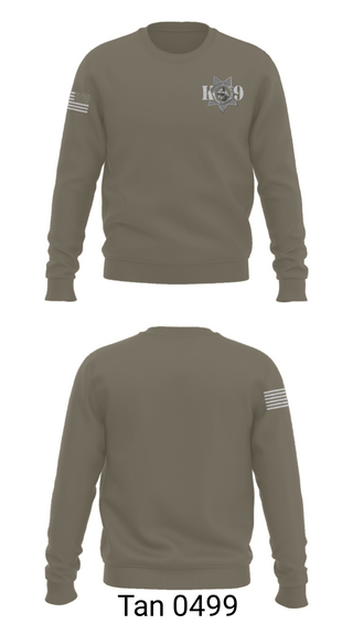 Crew Neck Sweatshirt, Fresno Police Department K9 Unit, Police, Teamtime, Team time, sublimation, custom sports apparel, team uniforms, spirit wear, spiritwear, sports uniforms, custom shirts, team store, custom team store, fundraiser sports, apparel fundraiser