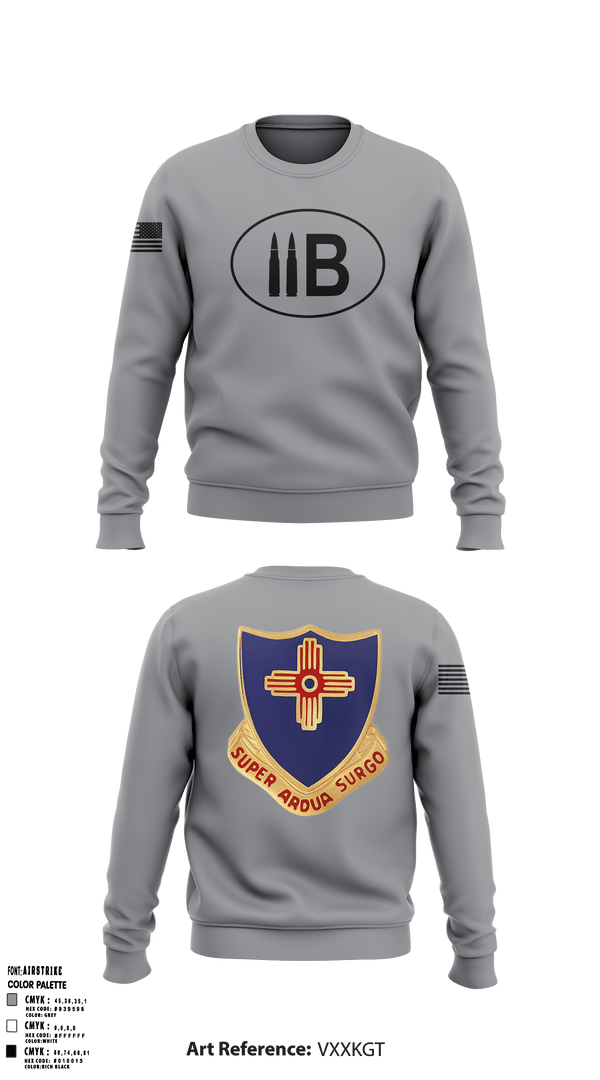 Crew Neck Sweatshirt, 410th regiment, Army, Teamtime, Team time, sublimation, custom sports apparel, team uniforms, spirit wear, spiritwear, sports uniforms, custom shirts, team store, custom team store, fundraiser sports, apparel fundraiser