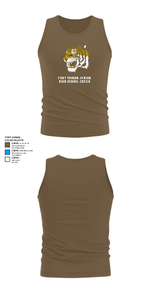 Tank Top, Fort Towson Junior High School Cheer, Cheer, Teamtime, Team time, sublimation, custom sports apparel, team uniforms, spirit wear, spiritwear, sports uniforms, custom shirts, team store, custom team store, fundraiser sports, apparel fundraiser