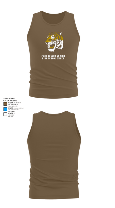 Fort Towson Junior High School Cheer 44003548 Tank Top - 8