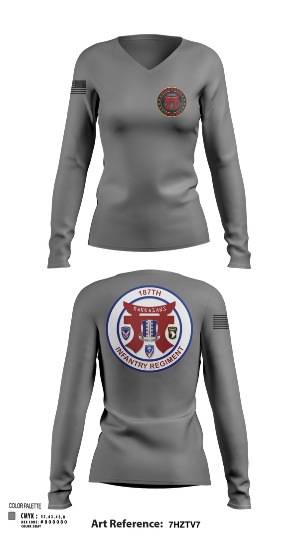 Womens Long Sleeve Vneck Shirt, , Army, Teamtime, Team time, sublimation, custom sports apparel, team uniforms, spirit wear, spiritwear, sports uniforms, custom shirts, team store, custom team store, fundraiser sports, apparel fundraiser