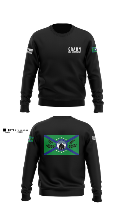 Grahn Fire DepartmentAPR 45337631 Crew Neck Sweatshirt - 1