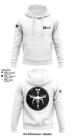 Hoodie, Delta Defense Unit, Police, Teamtime, Team time, sublimation, custom sports apparel, team uniforms, spirit wear, spiritwear, sports uniforms, custom shirts, team store, custom team store, fundraiser sports, apparel fundraiser