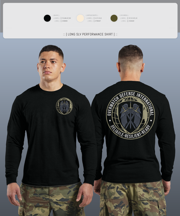 Long Sleeve Performance Shirt, Overwatch Defense International, , Teamtime, Team time, sublimation, custom sports apparel, team uniforms, spirit wear, spiritwear, sports uniforms, custom shirts, team store, custom team store, fundraiser sports, apparel fundraiser
