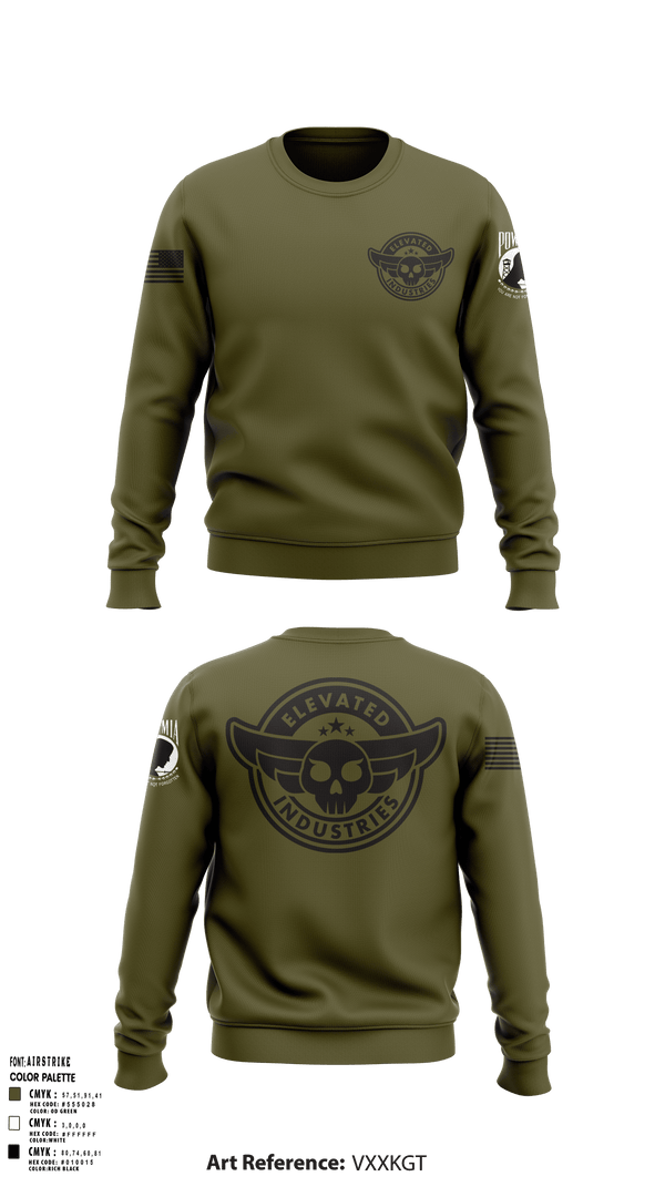 Crew Neck Sweatshirt, Elevated Industries, , Teamtime, Team time, sublimation, custom sports apparel, team uniforms, spirit wear, spiritwear, sports uniforms, custom shirts, team store, custom team store, fundraiser sports, apparel fundraiser