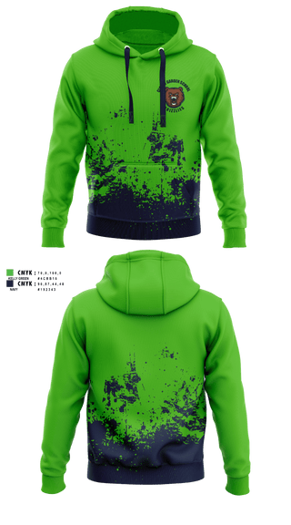 Hoodie, Clover Garden School Grizzlies, Spirit Store, Teamtime, Team time, sublimation, custom sports apparel, team uniforms, spirit wear, spiritwear, sports uniforms, custom shirts, team store, custom team store, fundraiser sports, apparel fundraiser