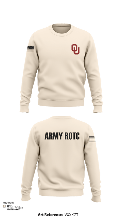 OU Army ROTC 95723228 Crew Neck Sweatshirt - 116