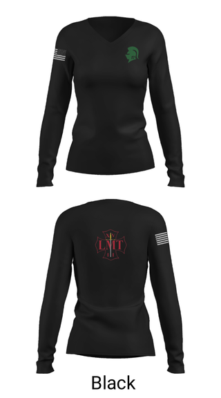Womens Long Sleeve Vneck Shirt, Lasd Lomita, Police, Teamtime, Team time, sublimation, custom sports apparel, team uniforms, spirit wear, spiritwear, sports uniforms, custom shirts, team store, custom team store, fundraiser sports, apparel fundraiser