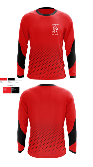 Long Sleeve Performance Shirt, Northport High School, Spirit Store, Teamtime, Team time, sublimation, custom sports apparel, team uniforms, spirit wear, spiritwear, sports uniforms, custom shirts, team store, custom team store, fundraiser sports, apparel fundraiser