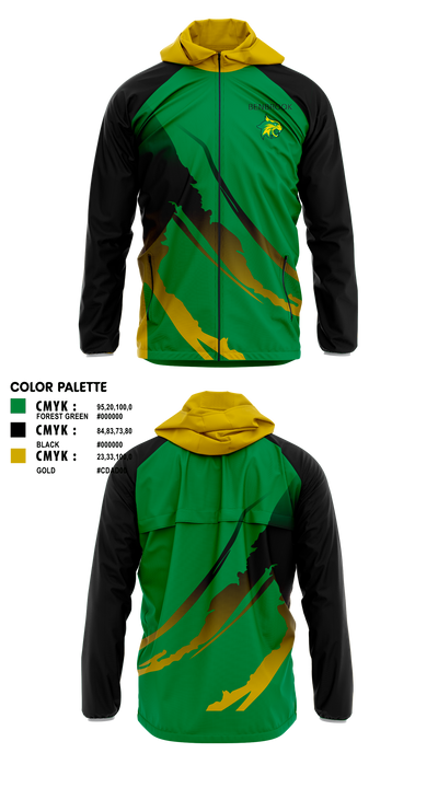 Bobcat Wrestling 58557900 Windbreaker - 1