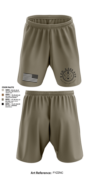 Athletic Shorts With Pockets, B Co. 1-126AVN, Army, Teamtime, Team time, sublimation, custom sports apparel, team uniforms, spirit wear, spiritwear, sports uniforms, custom shirts, team store, custom team store, fundraiser sports, apparel fundraiser