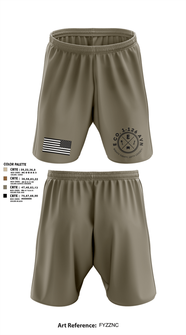 Athletic Shorts With Pockets, B Co. 1-126AVN, Army, Teamtime, Team time, sublimation, custom sports apparel, team uniforms, spirit wear, spiritwear, sports uniforms, custom shirts, team store, custom team store, fundraiser sports, apparel fundraiser