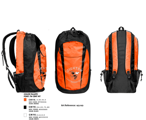 Gear Bag, Dighton High School Basketball, Women's Basketball, Teamtime, Team time, sublimation, custom sports apparel, team uniforms, spirit wear, spiritwear, sports uniforms, custom shirts, team store, custom team store, fundraiser sports, apparel fundraiser