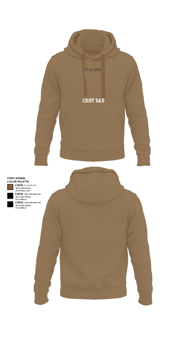Hoodie, 131st SAD, Army, Teamtime, Team time, sublimation, custom sports apparel, team uniforms, spirit wear, spiritwear, sports uniforms, custom shirts, team store, custom team store, fundraiser sports, apparel fundraiser
