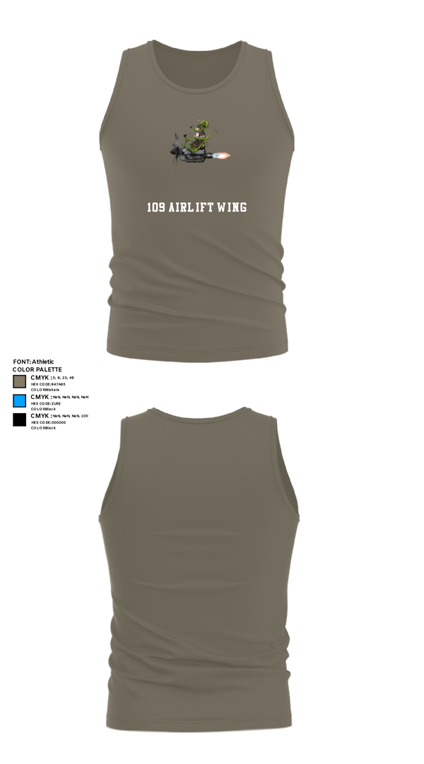 Tank Top, 109 Airlift Wing, Air Force, Teamtime, Team time, sublimation, custom sports apparel, team uniforms, spirit wear, spiritwear, sports uniforms, custom shirts, team store, custom team store, fundraiser sports, apparel fundraiser