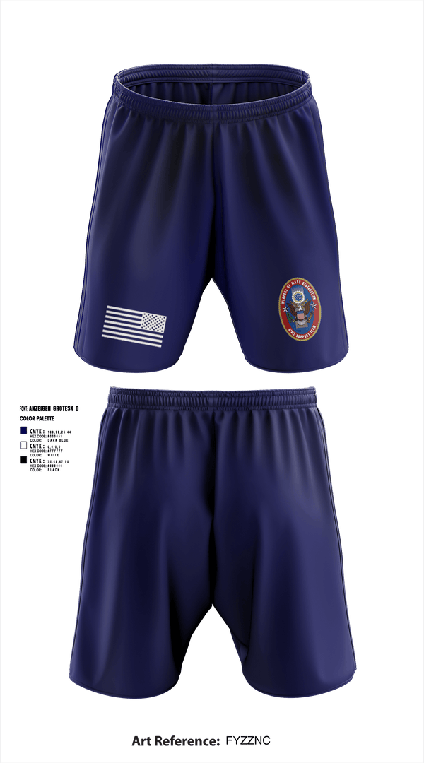 Athletic Shorts With Pockets, 95th WMD CST, National Guard, Teamtime, Team time, sublimation, custom sports apparel, team uniforms, spirit wear, spiritwear, sports uniforms, custom shirts, team store, custom team store, fundraiser sports, apparel fundraiser