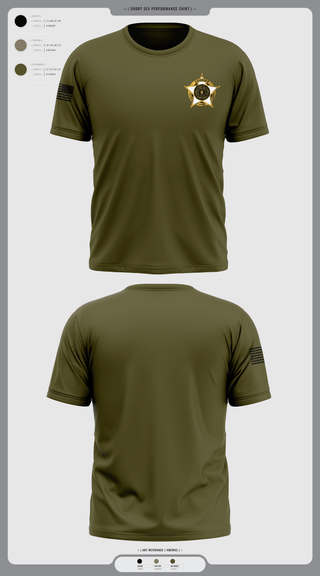 Short Sleeve Performance Shirt, Deputy Cleveland, Police, Teamtime, Team time, sublimation, custom sports apparel, team uniforms, spirit wear, spiritwear, sports uniforms, custom shirts, team store, custom team store, fundraiser sports, apparel fundraiser