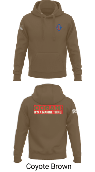 Hoodie, 1st Marine Regiment, Marines, Teamtime, Team time, sublimation, custom sports apparel, team uniforms, spirit wear, spiritwear, sports uniforms, custom shirts, team store, custom team store, fundraiser sports, apparel fundraiser