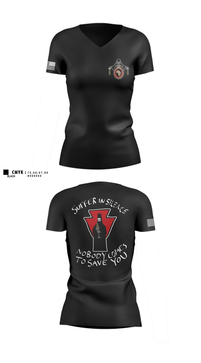 undefined Women's Short Sleeve V-neck Shirt - 6