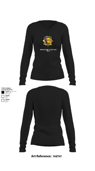 Womens Long Sleeve Vneck Shirt, Dutchess County Drug Task Force, Police, Teamtime, Team time, sublimation, custom sports apparel, team uniforms, spirit wear, spiritwear, sports uniforms, custom shirts, team store, custom team store, fundraiser sports, apparel fundraiser