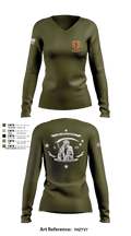 V3/7 50293061 Women's Long Sleeve V-neck Shirt -1 12