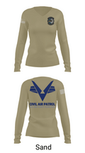 Sunlake High School Cadet Squadron 6161246 Women's Long Sleeve V-neck Shirt - 97