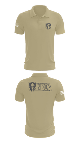 Short Sleeve Performance Polo, CCoE NCOA Charlie Branch, , Teamtime, Team time, sublimation, custom sports apparel, team uniforms, spirit wear, spiritwear, sports uniforms, custom shirts, team store, custom team store, fundraiser sports, apparel fundraiser
