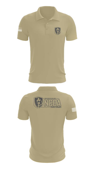 CCoE NCOA Charlie Branch 15308230 Short Sleeve Performance Polo - 87