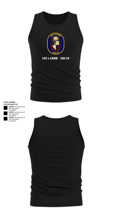 USS LABOON - DDG 58 14402394 Tank Top - 37